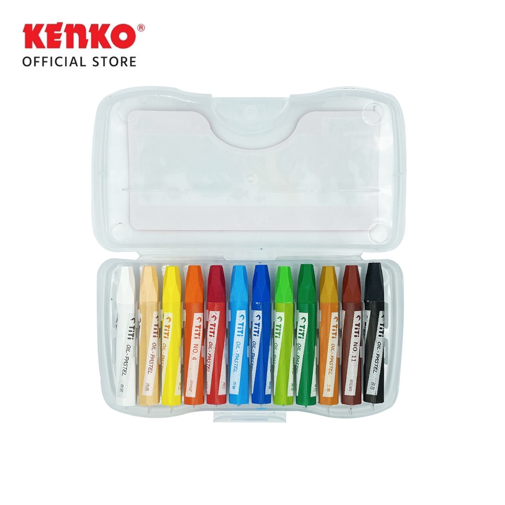 TITI OIL PASTEL / Krayon / Crayon 12 Colors KENKO STATIONERY (3)