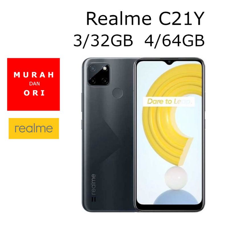 Jual REALME C21Y 3/32GB GARANSI RESMI | Shopee Indonesia