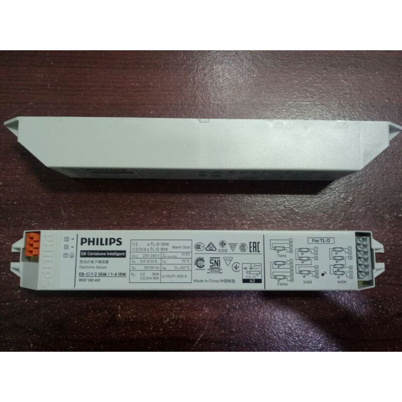Jual BALLAST EB-CI 2X36 PHILIPS | Shopee Indonesia