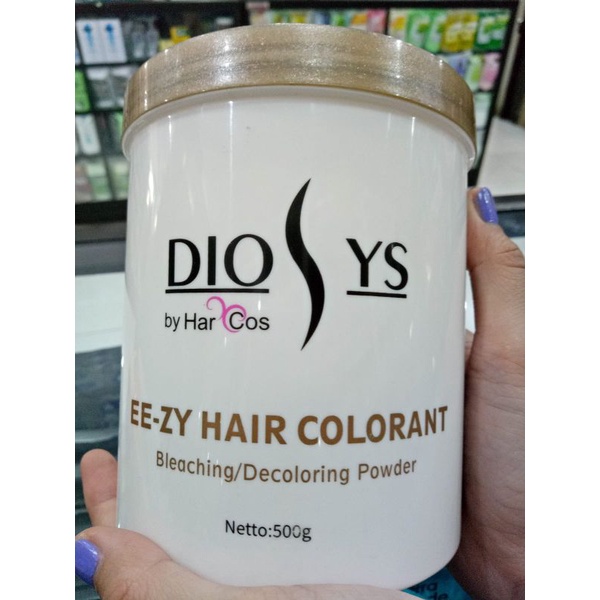 Jual DIOSYS EE-ZY HAIR COLORANT BLEACHING / DECOLORING POWDER 500GRAM ...
