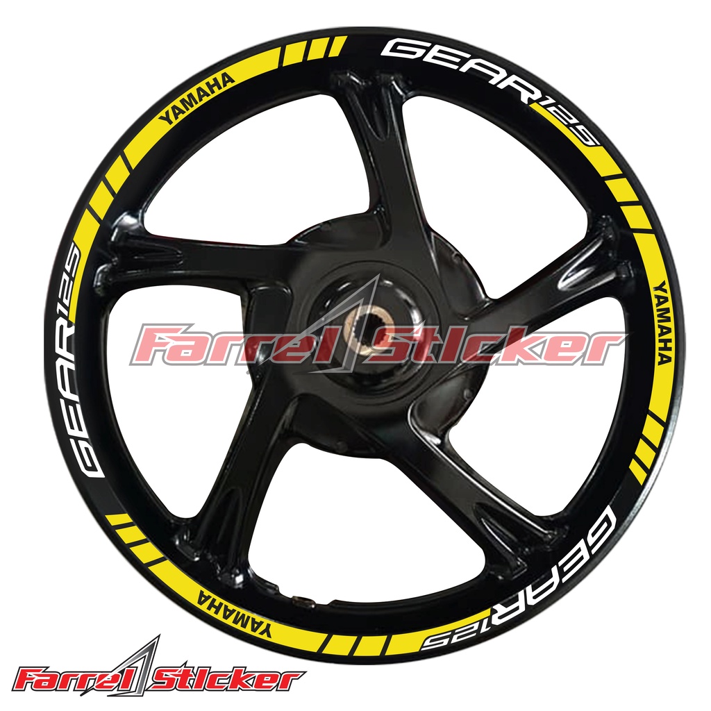 Jual stiker velg YAMAHA GEAR sticker velk MIO GEAR 125 | Shopee Indonesia