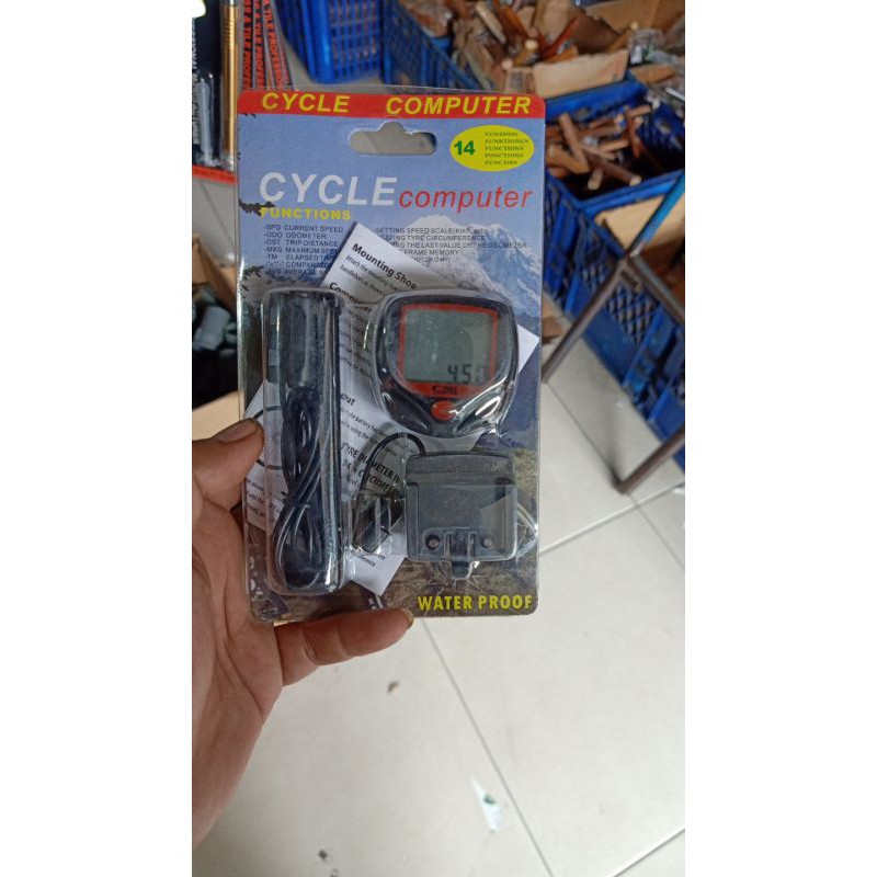 Jual spedo meter digital sepeda mtb bmx road bike alat pengukur ...