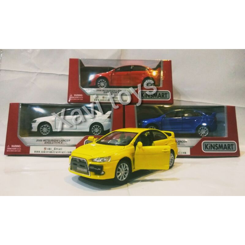 Jual Miniatur MOBIL MITSUBISHI LANCER EVOLUSION X KUNING | Shopee Indonesia