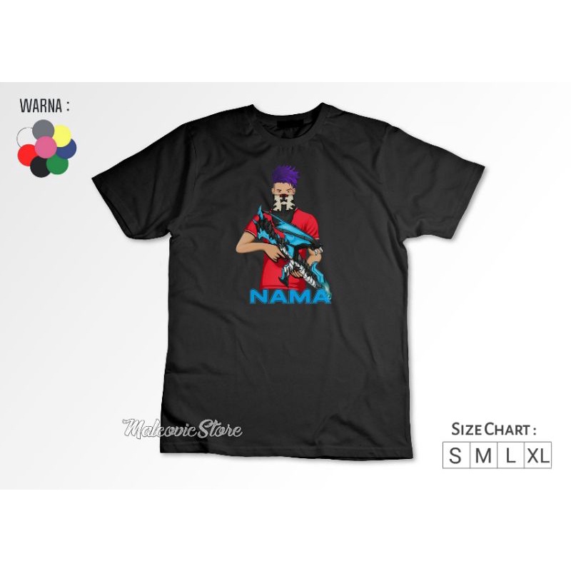 Jual Baju Anak Free Fire/Kaos Anak Laki laki Free Fire/Pakaian Free