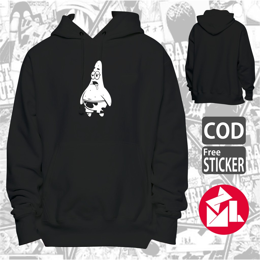 Jual Jaket Patrick Star Cartoon SpongeBob SquarePants / Hoodie Cartoon ...