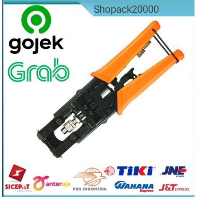 Jual Tang Compression/Crimping/Crimping Compress Konektor F/BNC/RCA ...