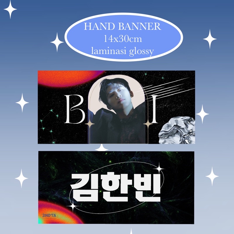 Jual STICKER HANDBANNER FANKIT HANBIN B.I by 2NDTA | Shopee Indonesia