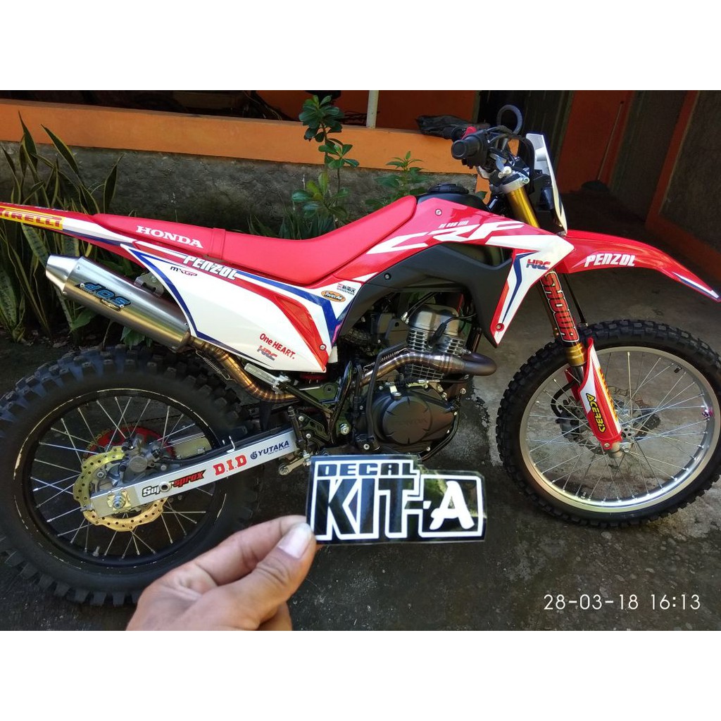 Jual Decal Stiker Crf L Custom Full Body Dekal Sticker Striping Crf