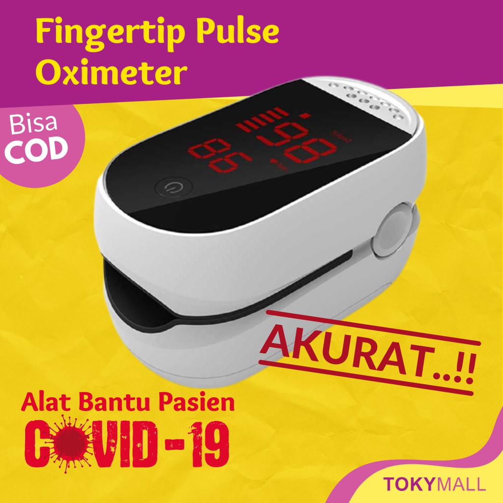 Jual Fingertp Pulse Oximeter Oxymeter SpO2 Alat Ukur Kadar Oksigen ...