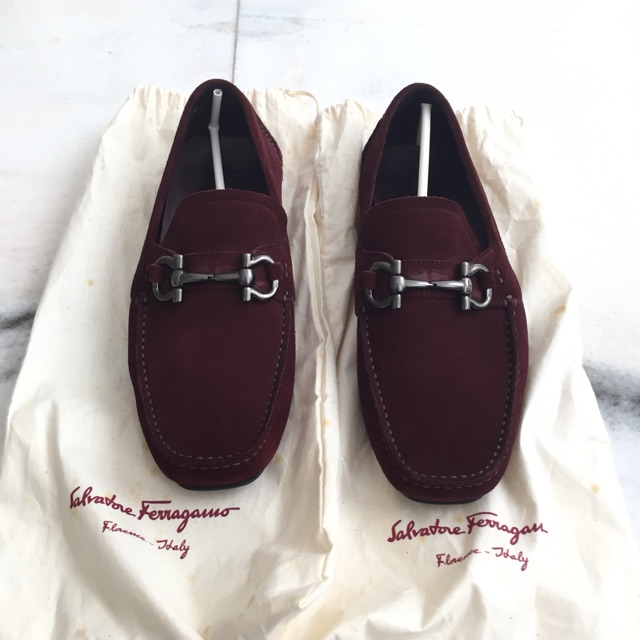 Jual SEPATU PRIA AUTHENTIC SALVATORE FERRAGAMO MOCCASINS Shopee