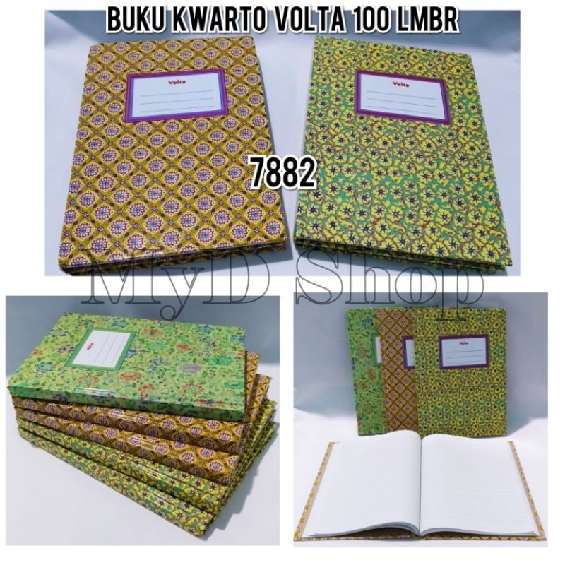 Jual Buku Hard Cover Hardcover Buku Kwarto Volta 100 Lbr Shopee