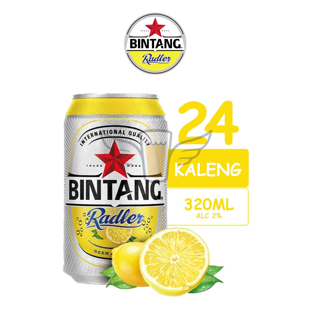 Jual Bintang Radler Lemon 320ml karton isi 24 kaleng Shopee Indonesia