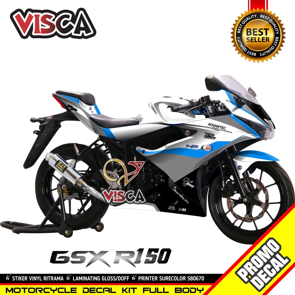  Jual Decal GSX R150 Stiker GSX R150 Striping GSX R150 Sticker GSX R150 Bildidee 