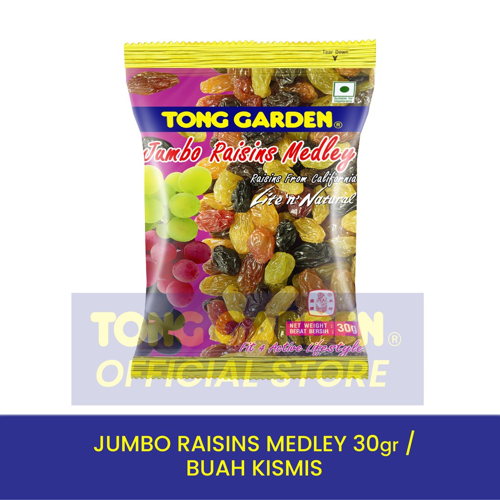 Jual Tong Garden 30g Jumbo Raisin Medley Shopee Indonesia
