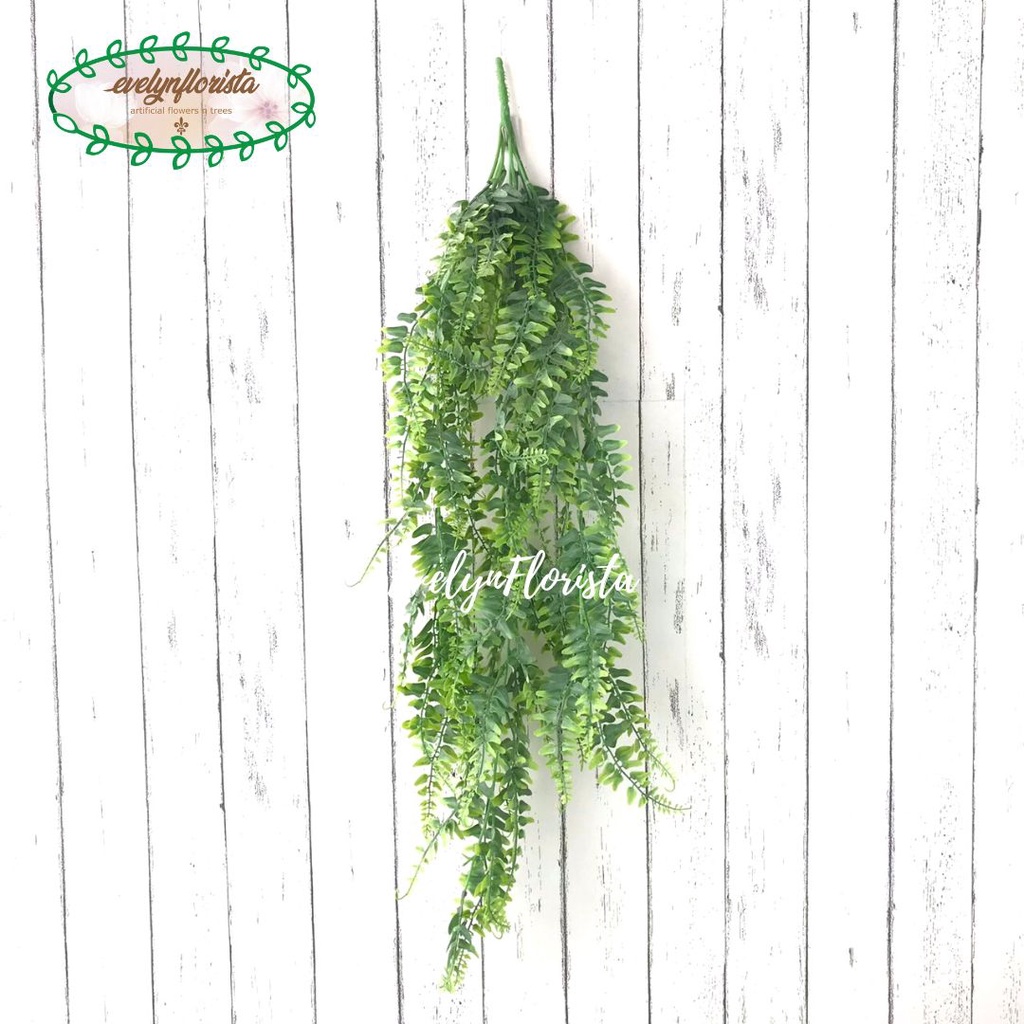 Jual Daun Hias Juntai Pakis Kelabang Artificial Tanaman Rambat Gantung ...