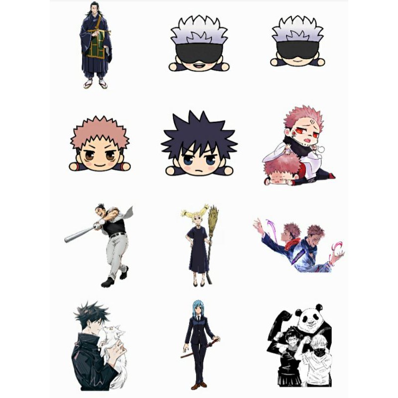 Jual STIKER JUJUTSU KAISEN 35 PCS | Shopee Indonesia