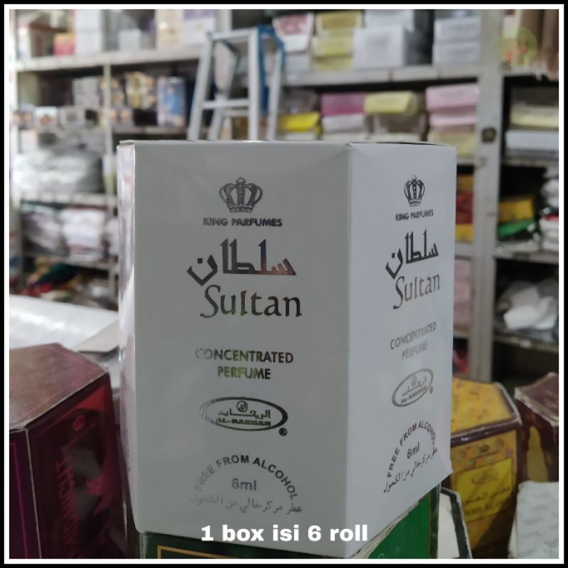 Jual Parfum Al Raehan 6ml Roll On Original Aroma Sultan 1 box isi 6 pcs ...
