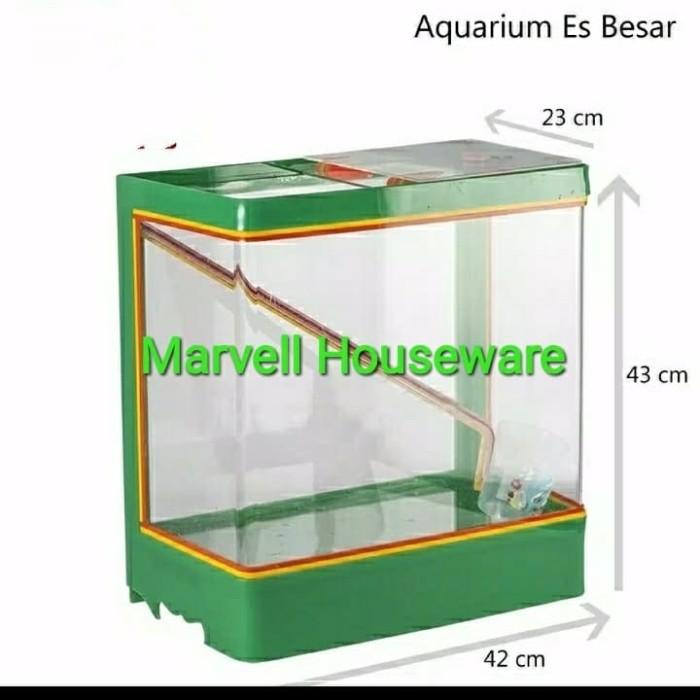 Jual Aquarium Es Kelapa Es Buah Ukuran Jumbo Toples Es Kelapa Guaranteed Shopee Indonesia