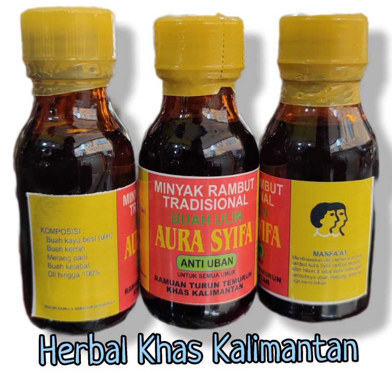 Jual Minyak Rambut Tradisional Aura Syifa Mencegah Rambut Rontok dan ...