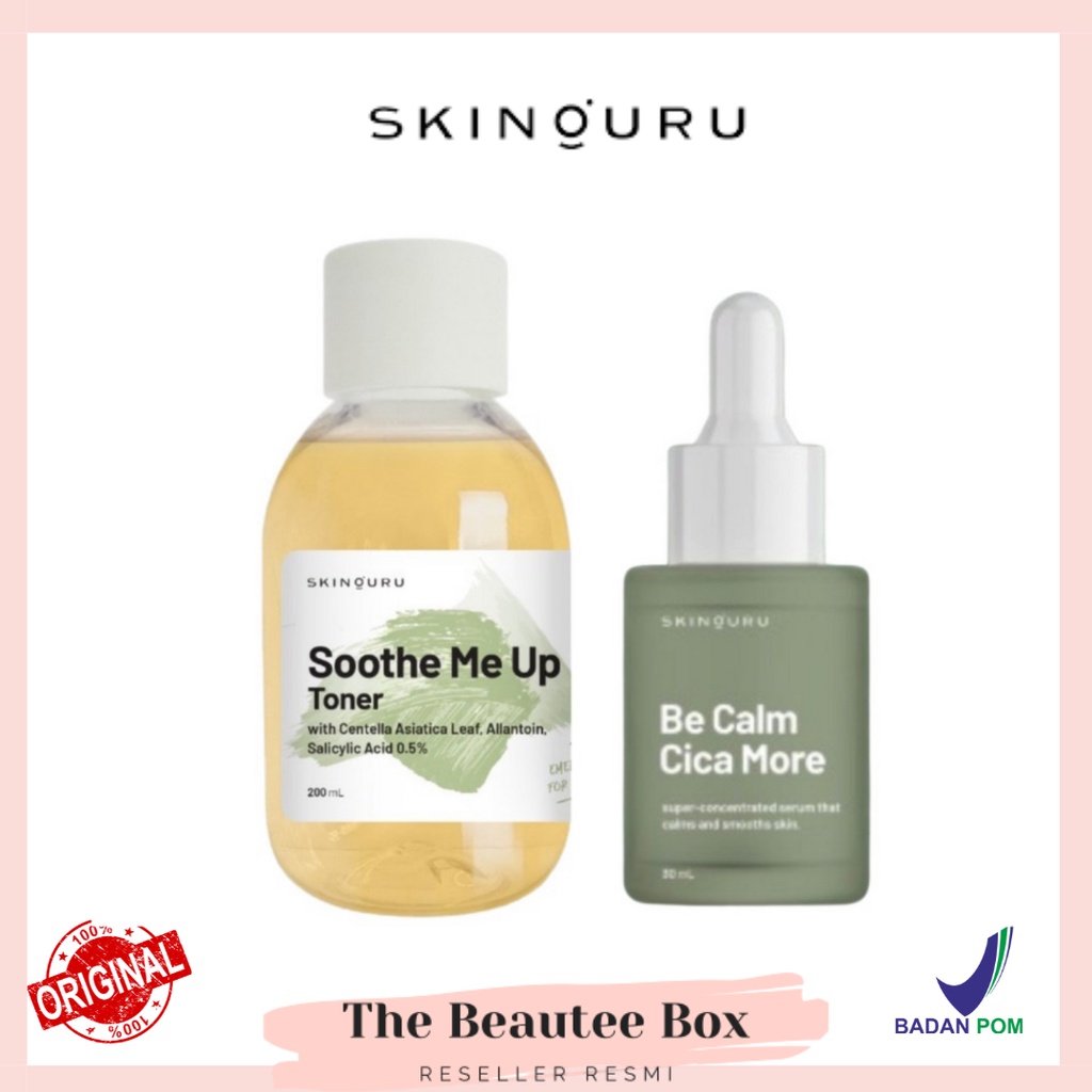 Jual Skinouru Soothe Me Up Toner / Be Calm Cica More Serum | Shopee ...