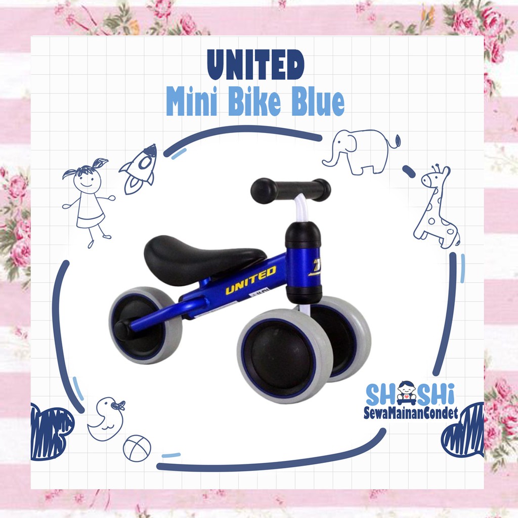 Jual Sewa United Mini Bike Blue Shopee Indonesia