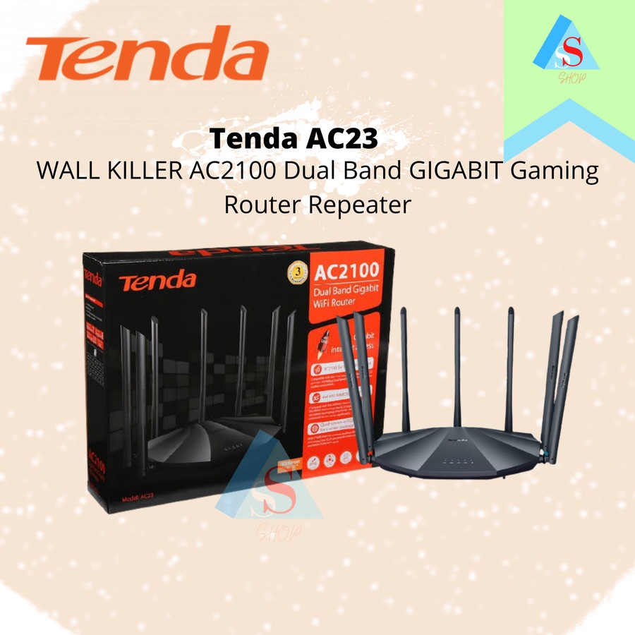 Jual Tenda Ac23 Ac2100 Dual Band Gigabit Wifi Router Shopee Indonesia 