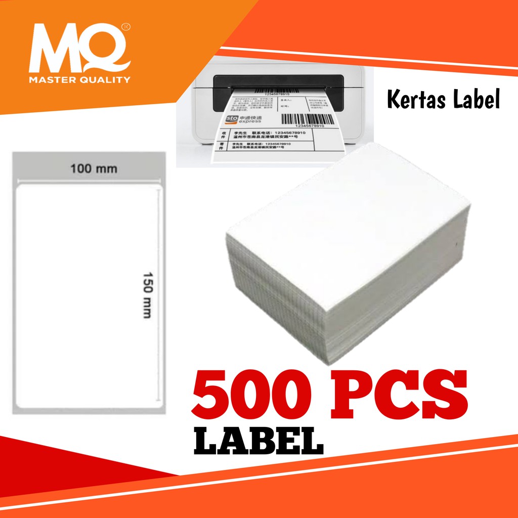 Jual Mq Kertas Thermal Kertas Print Resi Job Thermal Tempel X Mm X Mm Isi Lembar