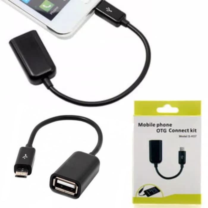 Jual Kabel OTG V8 Micro to USB, On The Go Handphone Connect KIT ...