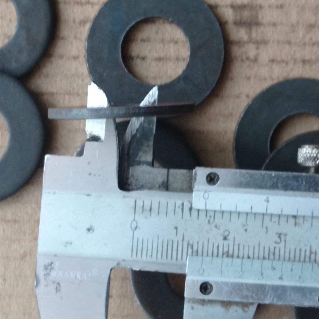 Jual RING PLAT M14 BAJA HITAM WASHER PLATE DIAMETER DALAM 14MM UNTUK ...