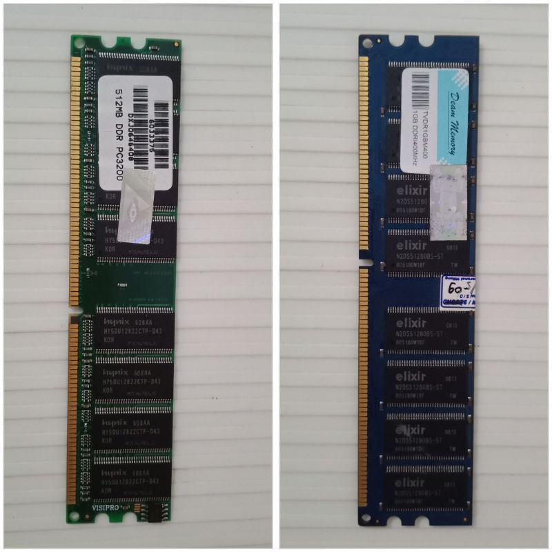 Jual KRUCIL RAM Memory PC Komputer Lama Jadul Long Dimm DDR1 PC 3200 / ...