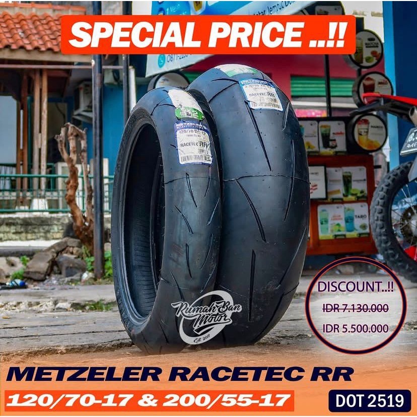 Jual PAKET METZELER RACETEC RR 120/70-17 160/60-17 (DOT2019) | Shopee ...