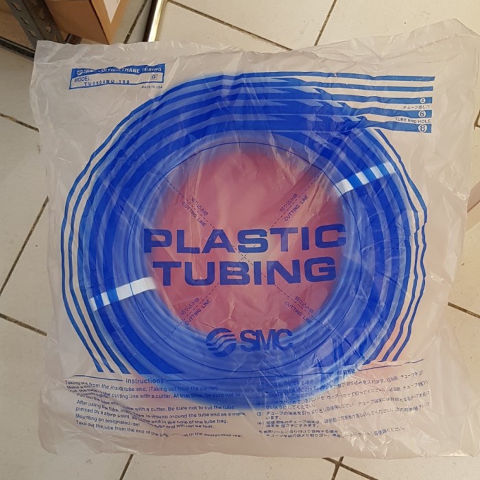 Jual 6MM X 4MM SMC TU0604BU SELANG POLYURETHANE PU HOSE TUBING BIRU ...