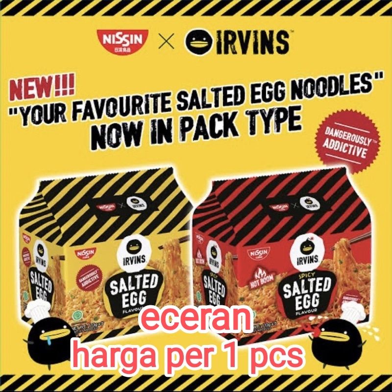 Jual Mie Mi Nissin Irvins Irvin Noodle Salted Egg Ecer Shopee Indonesia