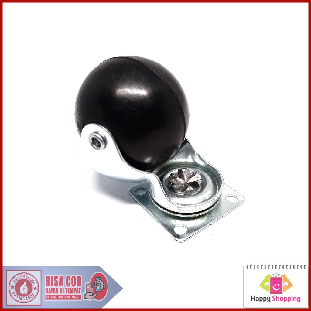 Jual Roda Kursi Bulat Hidup Inci Harga Per Pcs Roda Caster Roda Karet Mm Shopee Indonesia