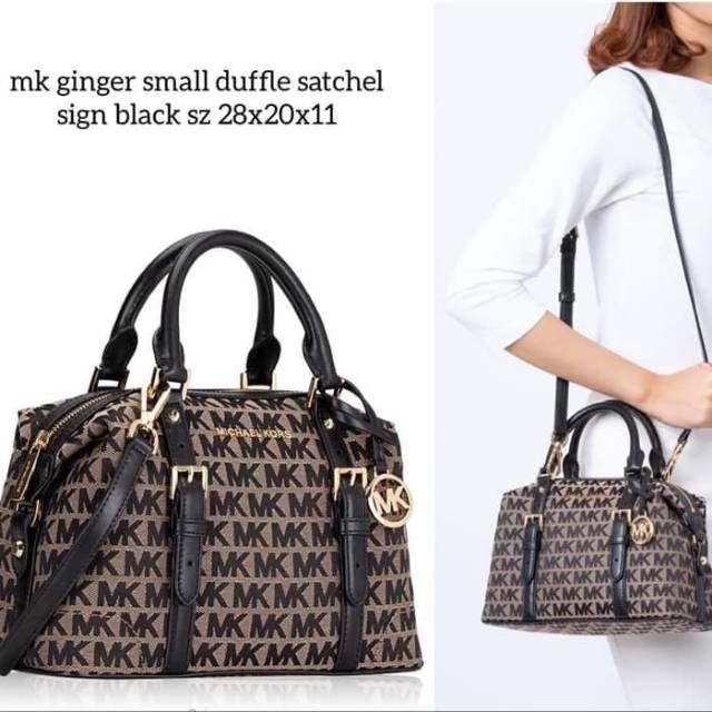 Mk ginger best sale small duffle satchel