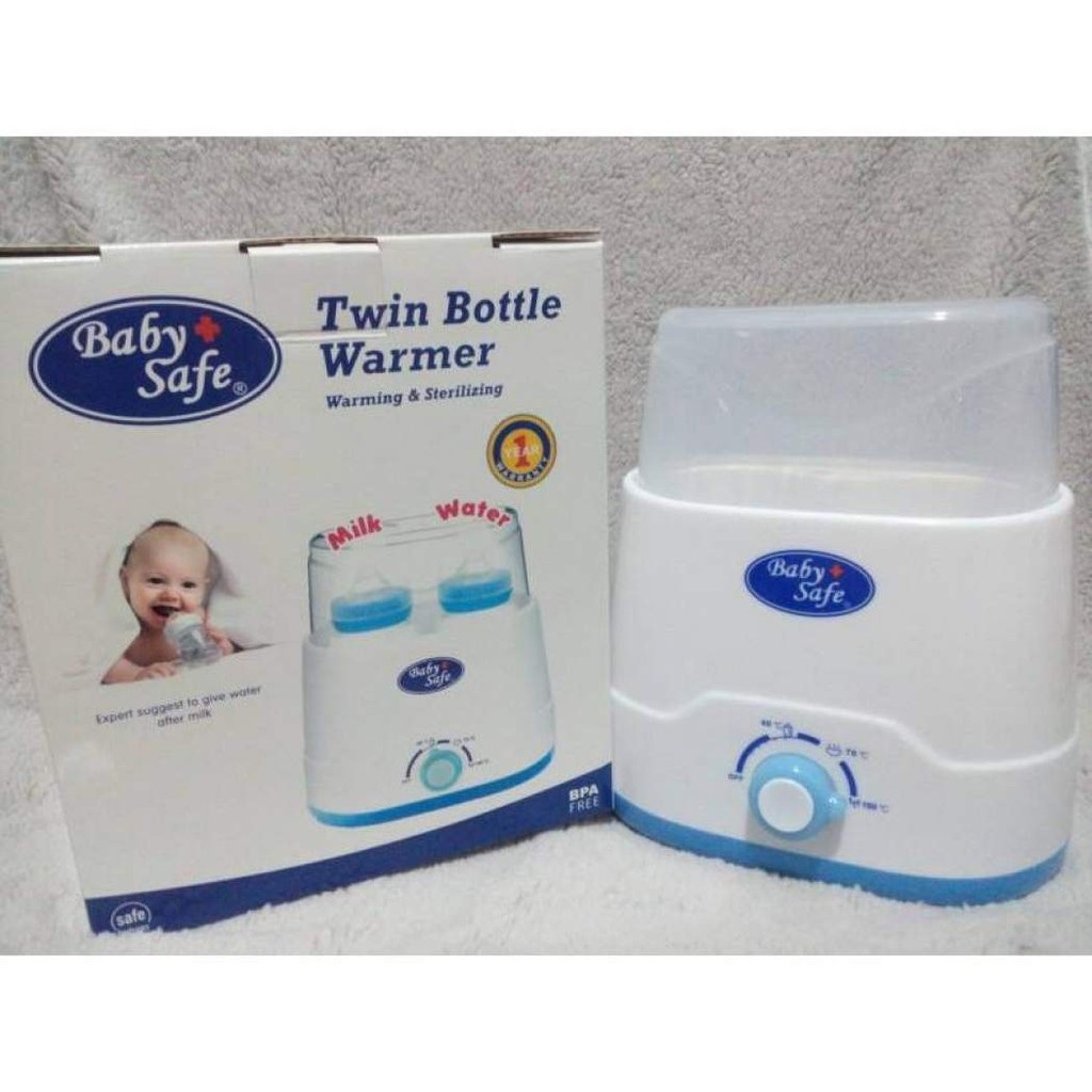 Baby safe twin bottle warmer best sale