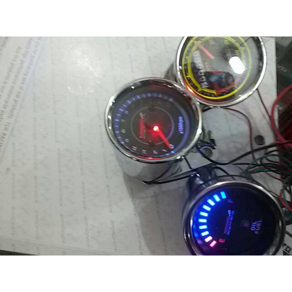 Jual Speedometer LED indikator kecepatan termignoni | Shopee Indonesia