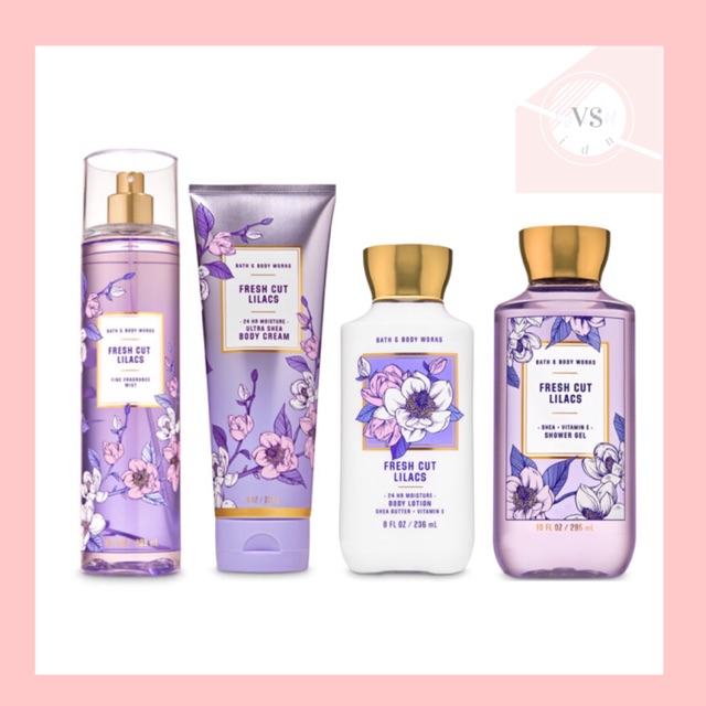 Jual Fresh Cut Lilac Lilacs Bath and Body Works Mist Lotion Cream Wash