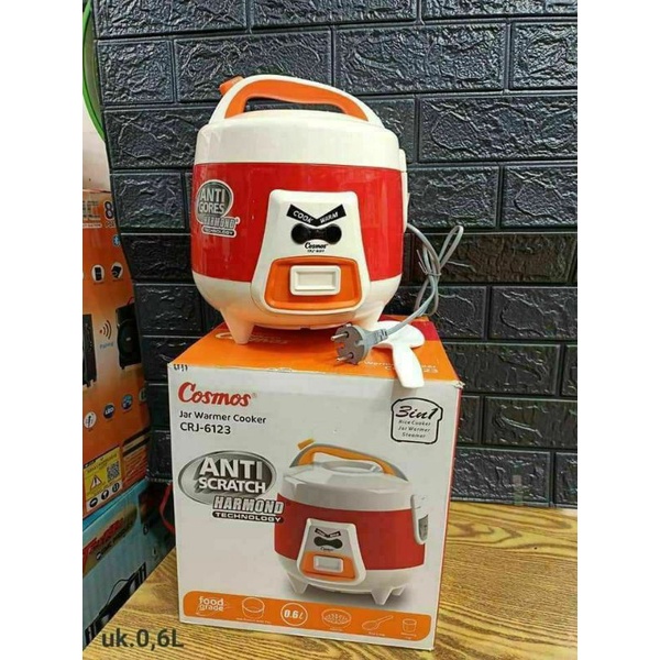 Jual Rice Cooker Cosmos CRJ6123 Harmond (Panci Teflon ANTI GORES