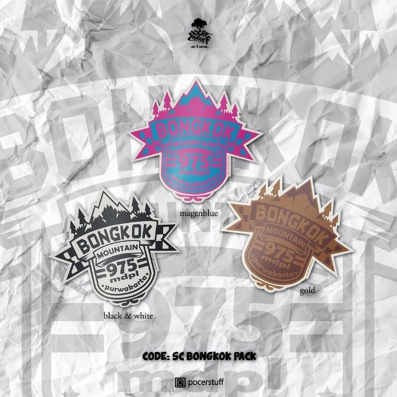 Jual STIKER GUNUNG BONGKOK / STIKER OUTDOOR | Shopee Indonesia