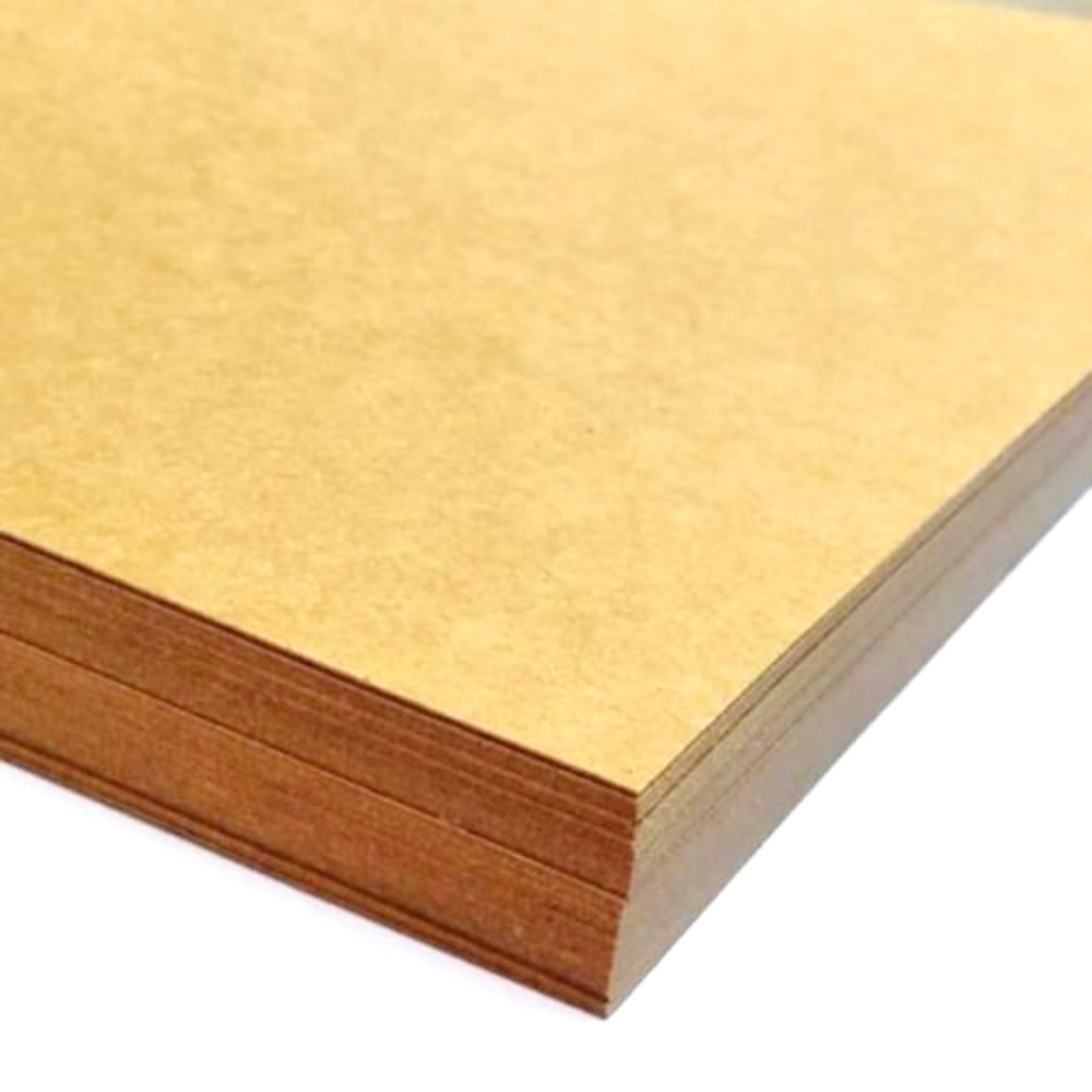 Jual kertas karton board hard paper A4 tebal 1.5 mm kuning coklat ...