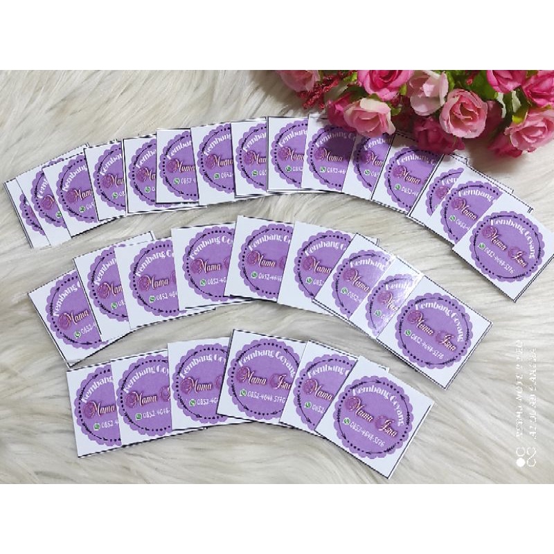 Jual stiker murah logo makanan 25ribu isi 105lembar | Shopee Indonesia