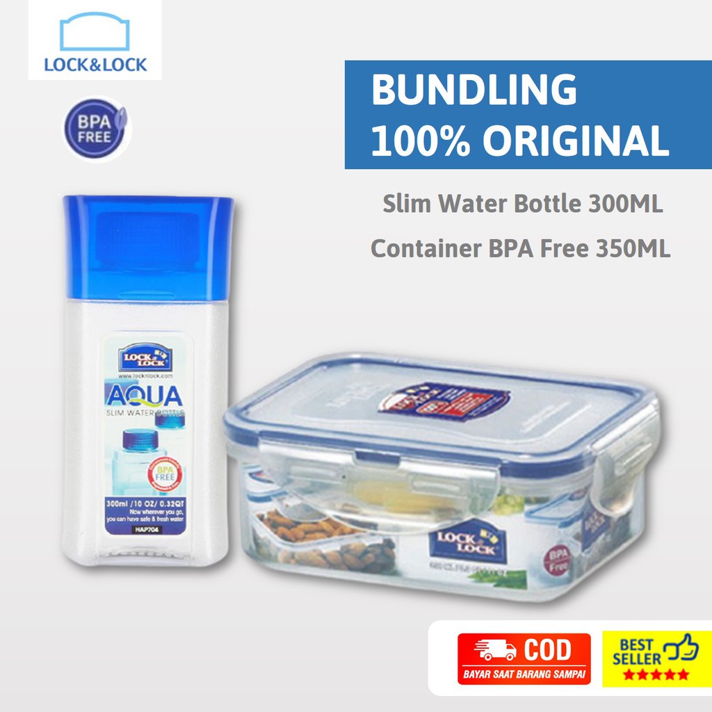 Jual Lock and Lock Tempat Makan Lock n Lock Set Original Botol Minum