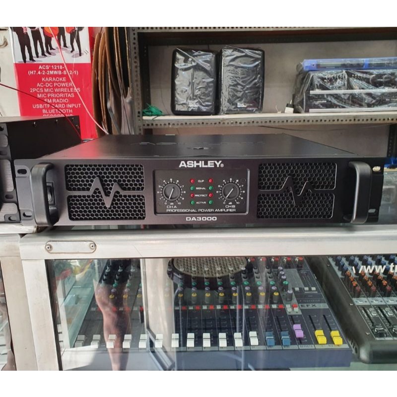 Jual Power Amplifier Ashley DA3000 Power Ampli Ashley DA 3000 Original