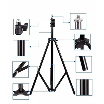 Tripod 2.1 Meter Tripod Hp Kamera Go Pro Tinggi 2 1 Meter Tripod Kamera 2 1M Tripod Buat Ring