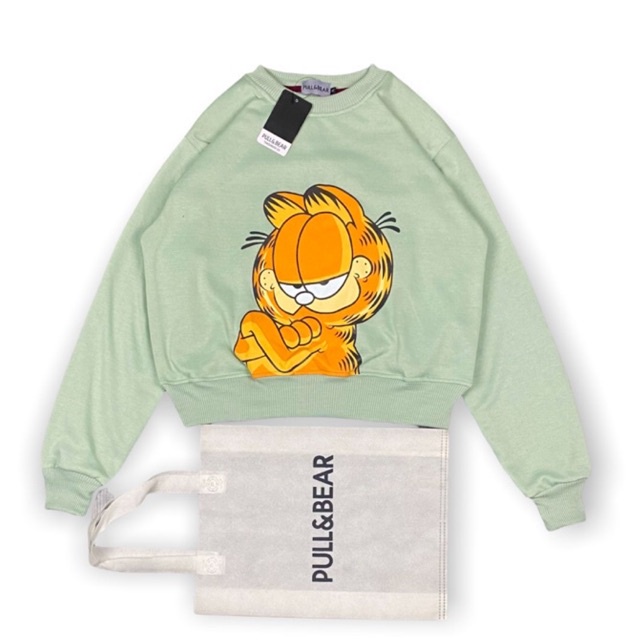 Pull and 2025 bear garfield sweatshirt