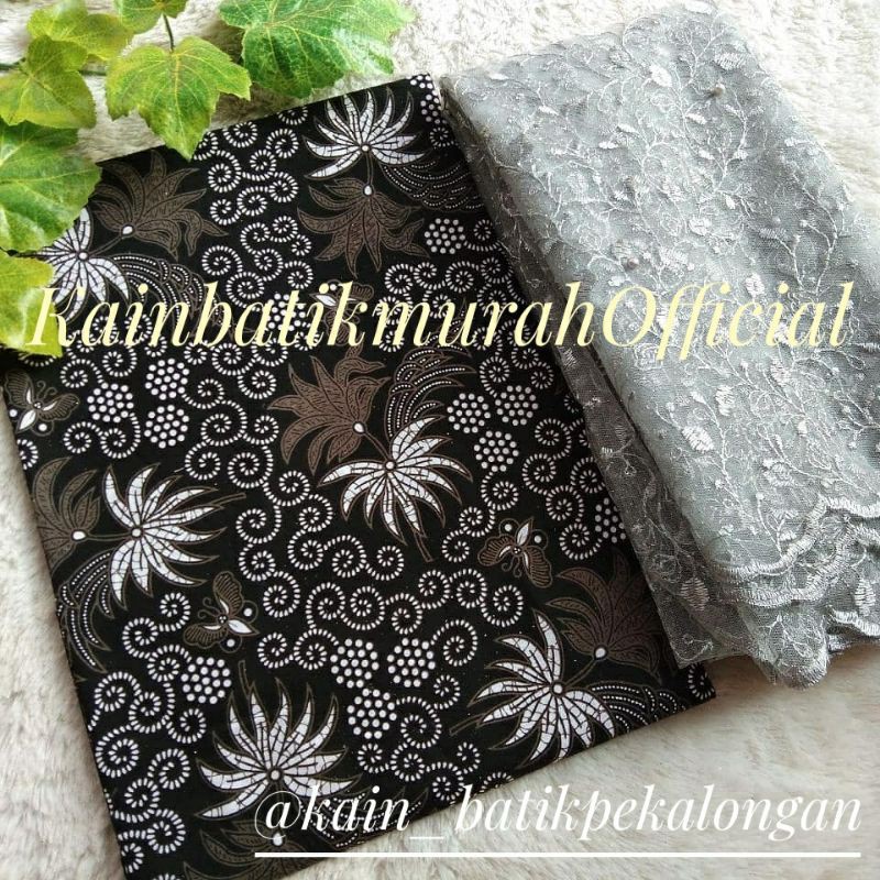 Jual Kain Batik Jarik Kebaya Modern Brukat Murah 769 Couple Katun Sogan