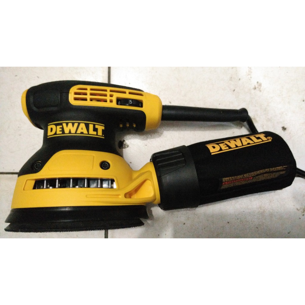 Jual DEWALT DWE6423 DWE 6423 Mesin Amplas Bulat Orbital Sander Variable Speed 5 Inch Shopee