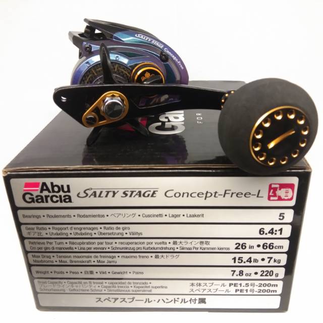Jual Reel ABU GARCIA SALTY STAGE CONCEPT Free - L Baitcasting