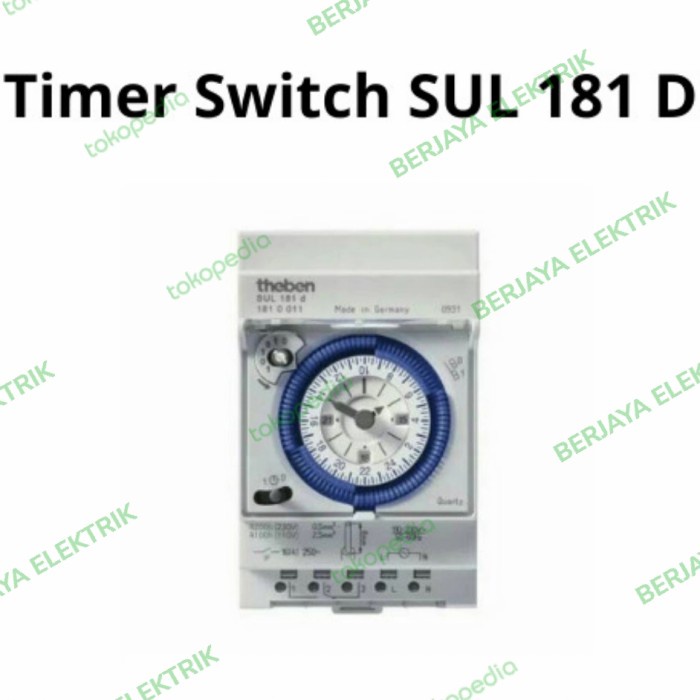 Jual Theben Timer Switch Sul181D/ Timer Theben Sul 181D Made In Germany ...